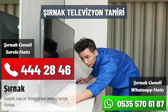 Şırnak Televizyon Tamiri