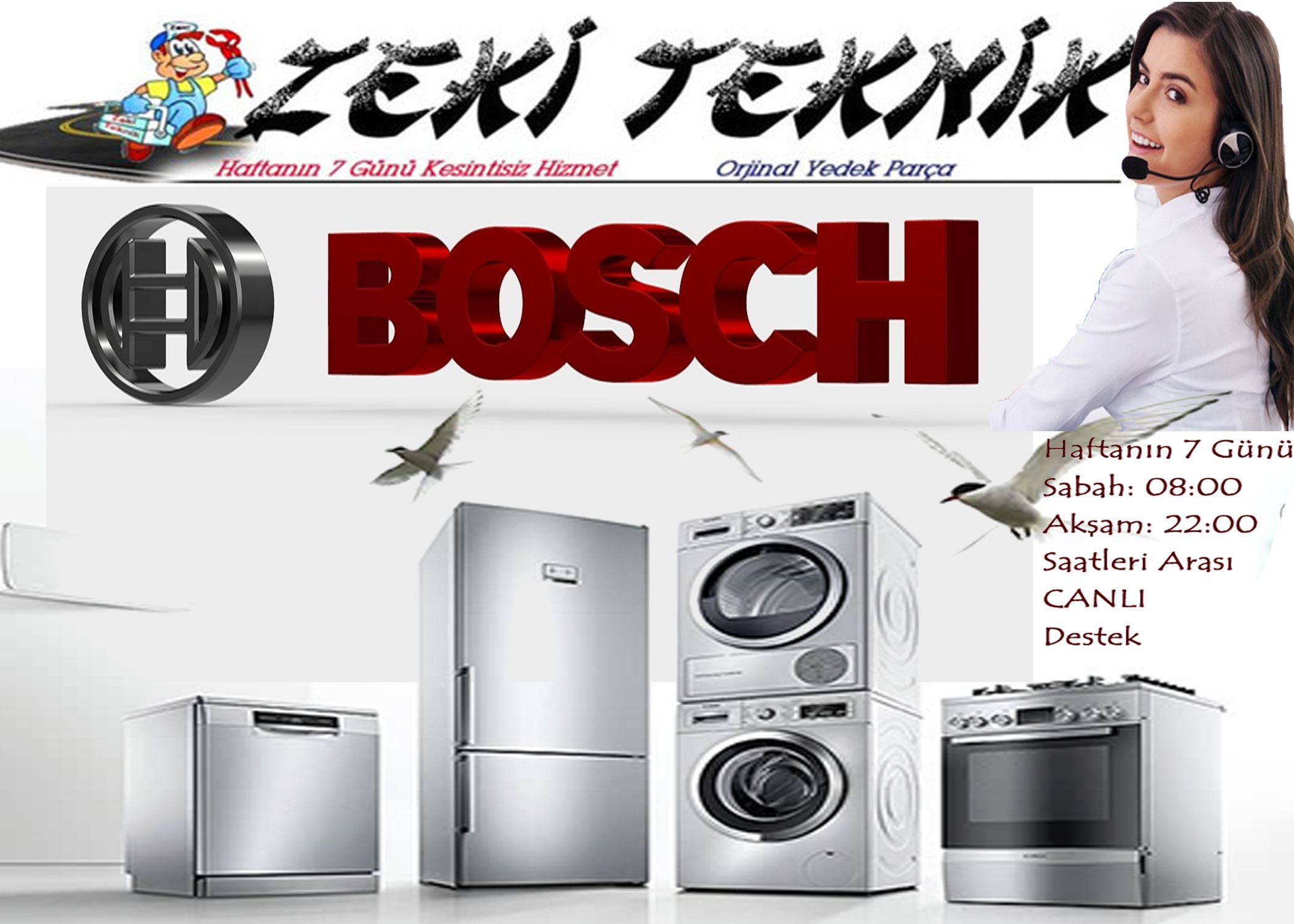 Milas Bosch Klima Beyaz Eşya Tamircileri 